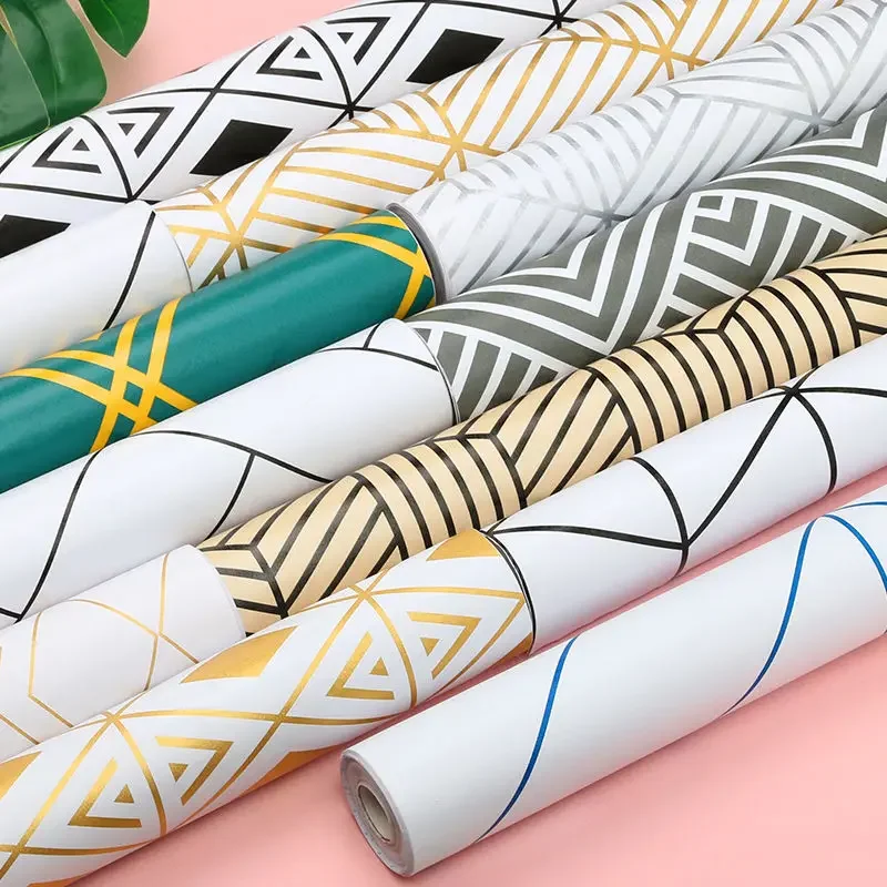 Pvc Panel Background - Pogrubiona styl skandynawski samoprzylepna wodoodporna tapeta