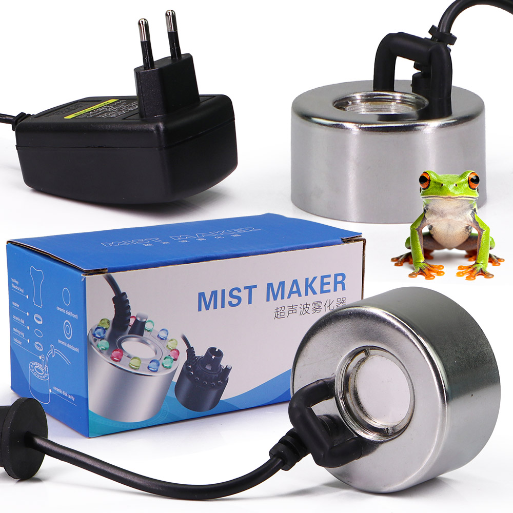 Terrarium Fogger Ultrasonic - Ultradźwiękowy wytwornik mgły z czujnikiem wody,