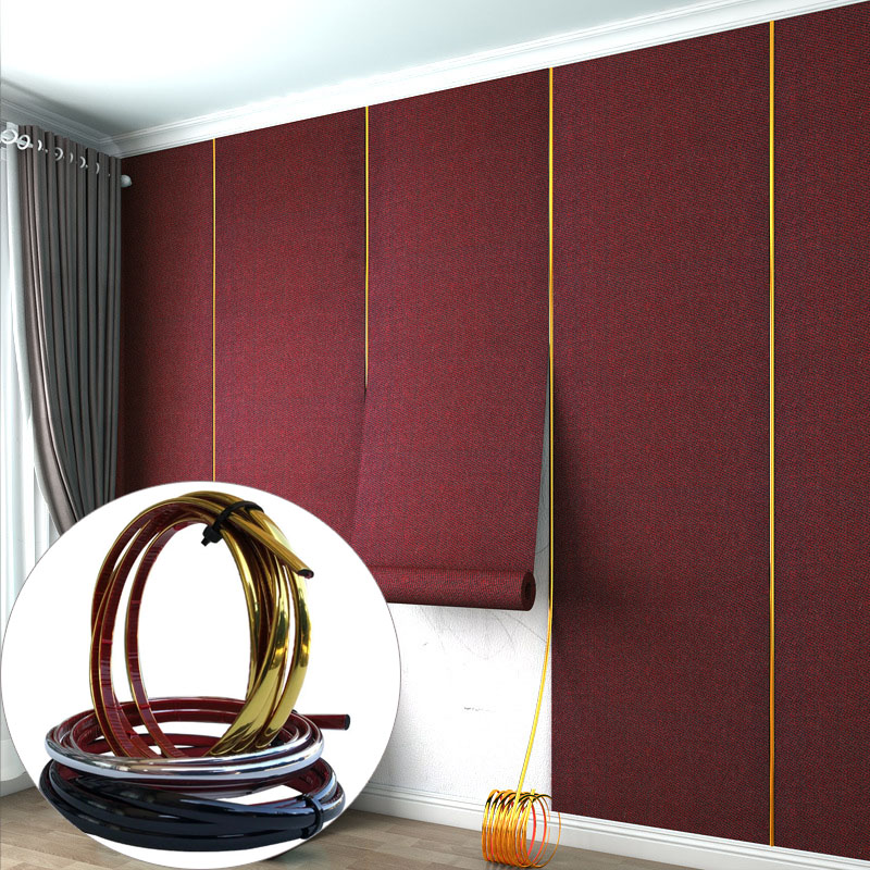 Pvc Panel Background - Nowa samoprzylepna piękna krawędź PVC złota