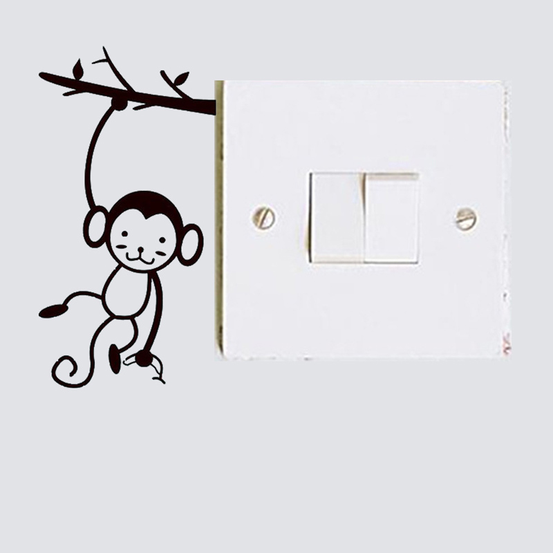 Czarny urocza małpka do zawies – Pvc Panel Background recenzja i cena